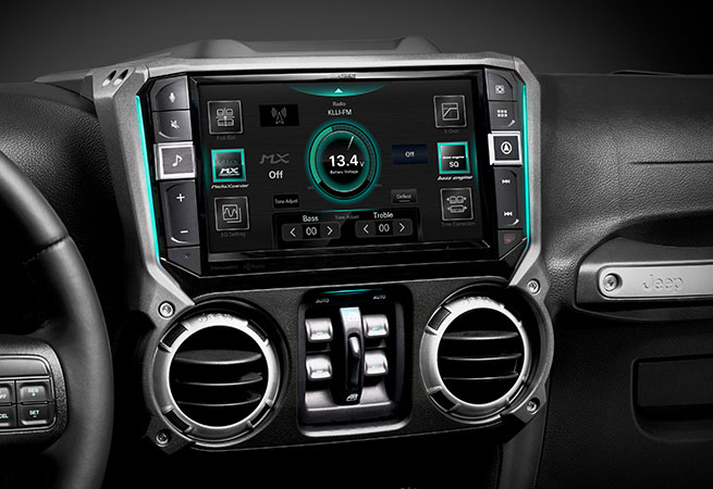 Sound tuning and EQ on Alpine i509-WRA-JK