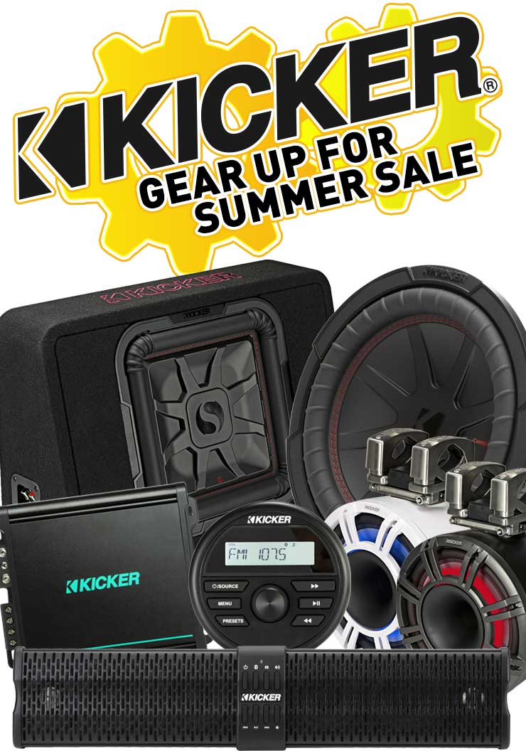 Kicker Gear Up For Summer Sale!